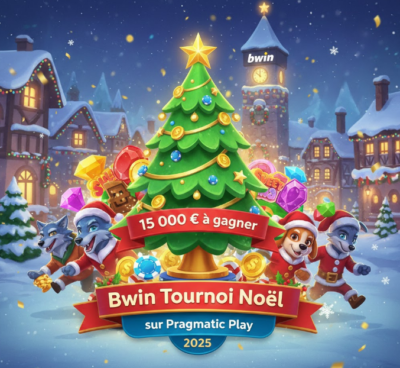 Bwin Tournoi Noël : 15 000 € à gagner sur Pragmatic Play 2025 - logo