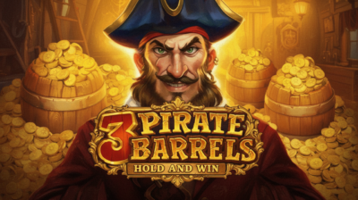 3 Pirate Barrels Playson : Revue slot Hold and Win & Bonus - logo