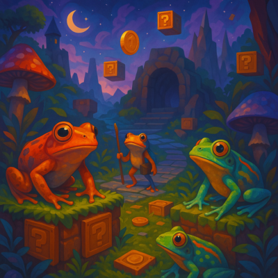 La Légende des Grenouilles : Une Plongée dans Frog Story - logo